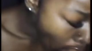 Man Busts a Good Nut out her Nose and Mouth at the same Time