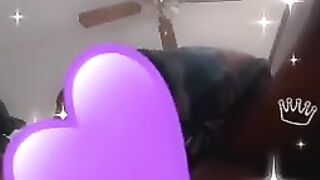 Black Floozy Squirts Using two SEX TOYS