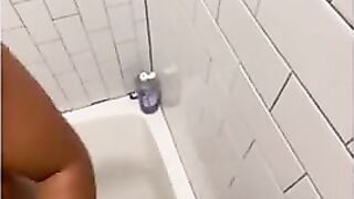 Sucking and banging my Step Brother in the shower
