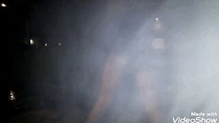 Sexy Runaway Squirts All Over Back Seat