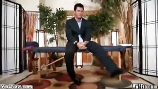 Annie Cruz massage and screw fortunate man part1