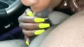 Black Sucking Knob In Car Brandy Baxxter