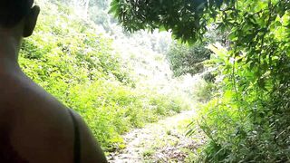 hiking in the afro forest with a cameroonian pornstar - Afro ebony cutie dream