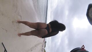 Miss Exquisite beach side shoot BTS firehousexxx