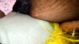 Whilst on stepdaughter bushy snatch gives her several trembling orgasms, daddy watches news next door