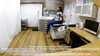Black Angel Minnie Rose Gets Gyno Exam Captured On Cameras by Doctor Tampa @GirlsGoneGynoCom