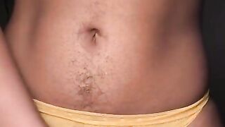 Watching Porn w the Window Open - HIGHLY Unshaved Ebony Twat