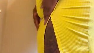 Black big beautiful woman Nearly Piddles Herself In Advance Of Making Wc POV