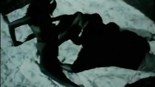 Lengthy haired black chick enjoys sucking muscle dude's large dong and getting cum