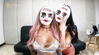 Purge lesbo show - Halloween - Mariana Martix Colombian gals slutty