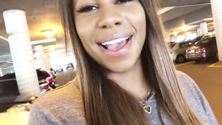 Peeing in Crowded Parking Lot - ALMOST CAUGHT