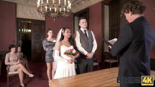 Bride4k&period; This Guy Shouldnt Have Dared Her