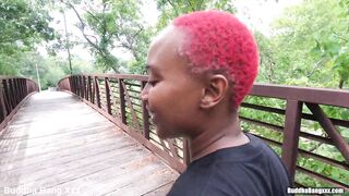 Ebony porn actress Pyoor Playgirl takes a BBC