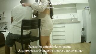 (Teaser) I took my ally Ebony from the Academy to date and get a oral job from my sexy and wicked hotwife at the hotel, they showed off whilst I was filming (BBC) Interracial Cuckold