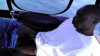 Outstanding double penetration sex on boat with Chyna White