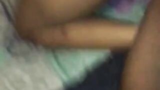 Quickie with light skin with people in the other room