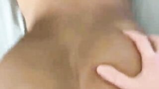 Large ass gf talking obscene POV