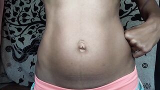 Bellybutton fingering and JOI