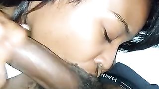 GF gives Sloppy Deepthroat and Swallows