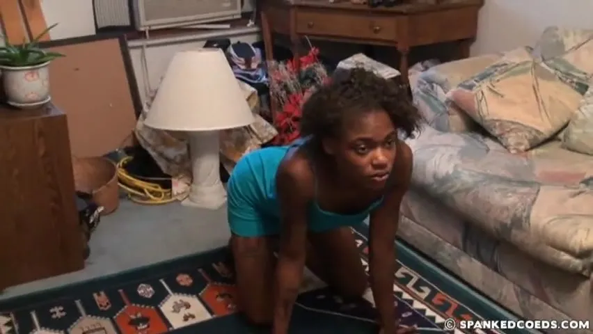 Ebony Slave Spanked - Free Spanking the Slim new Black Slave Girl (part 1) Porn Video - Ebony 8