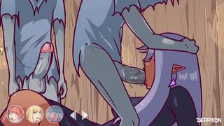 FANDELTALES Anime Rizella the Wizard Group-Fucked by Thieves