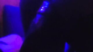 Freaky Dances In Stripclub VIP turns into sex. Takes off Jo-Bag to Creampie Tiny Black Dancer