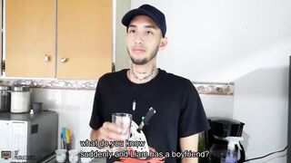 I have a proposal for a oral-job in swap for cash and the neighbour interrupts us - FULL STORY