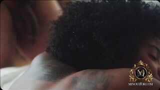 Fortunate Chap With Biggest BBC Gives Black Model Nuru Massage