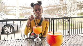 Raven Swallows Masturbation