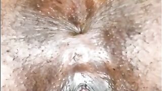 TWAT LEAKING MOIST WHILST WINKING CONSTRICTED ANAL OPENING