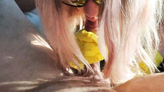 Breasty instagram plumper accepts me to pay for ads with my cum and gives a great oral for her blog