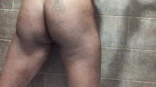 BLACK CUTIE WHIPPING AND THRASHING HER OWN BUTT WITH A FLOGGER