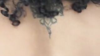 Beautiful Exotic Curly Haired Ebony W/ Fat Ass gets Slow Fucked W/ Cum Shot