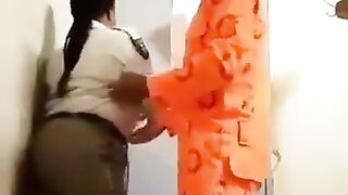 Afro Prisoner Bangs Prison Guard