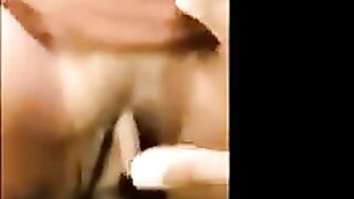 Feels Fine riding with her large Clitoris