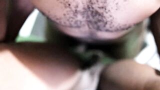 Black Doxy Drilled Hard Over The Counter ( POV )