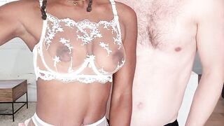 Black Cutie Hazel Grace Coarse Sex with Facial