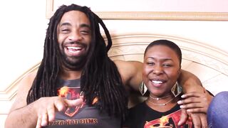 Kenya Jones deepthroats Don Whoe 's large wang Super Hawt Films Ebony porn