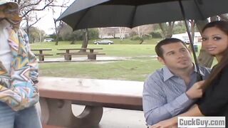 Loser spouse watching her wife go ebony (Large Ebony, Large Ebony, Ebony knob)