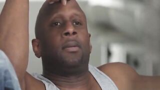 Coed double permeated by large ebony jocks