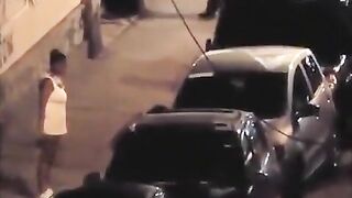 Ebony prostitutes taking a void urine on a Saturday night