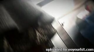 Winter upskirt big beautiful woman ebony lady no pants in grocery store