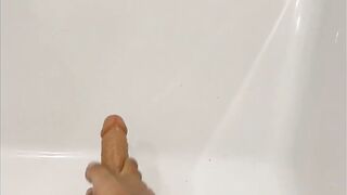 I´m doing a footjob on my beloved sextoy