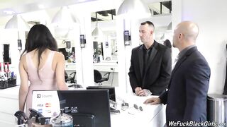 Large Titties Black Gets Double Penetration Screwed - Cherry Ebony