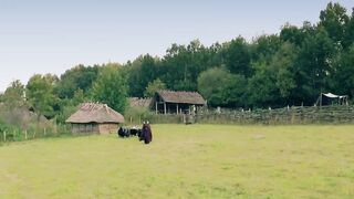 S6E6 Abstract Art Action Body Painting 'Untitled 56' Black Viking • GD Films • 4K Aug 2020 (Deleted from Youtube)