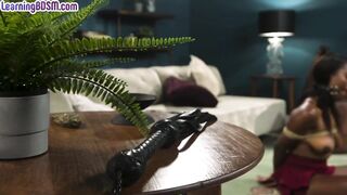 KINK UNIVERSITY - Nubian submissived tiedup and drilled