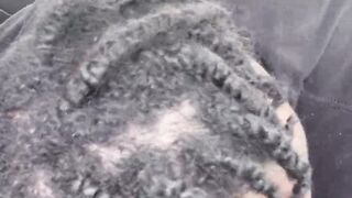 Thot pulled over to give sloppy head