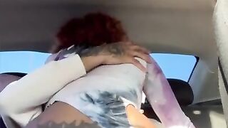 BREED ME BABY! - Ardent Backseat BBC Riding Ends In Unfathomable Creampie