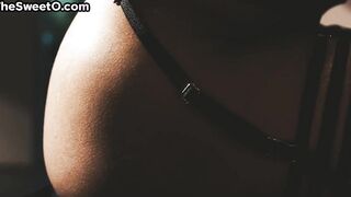 Seductive Black tiny bazookas playgirl in underware gets screwed