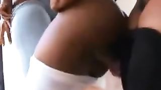 Big Black Booty Workout Orgy